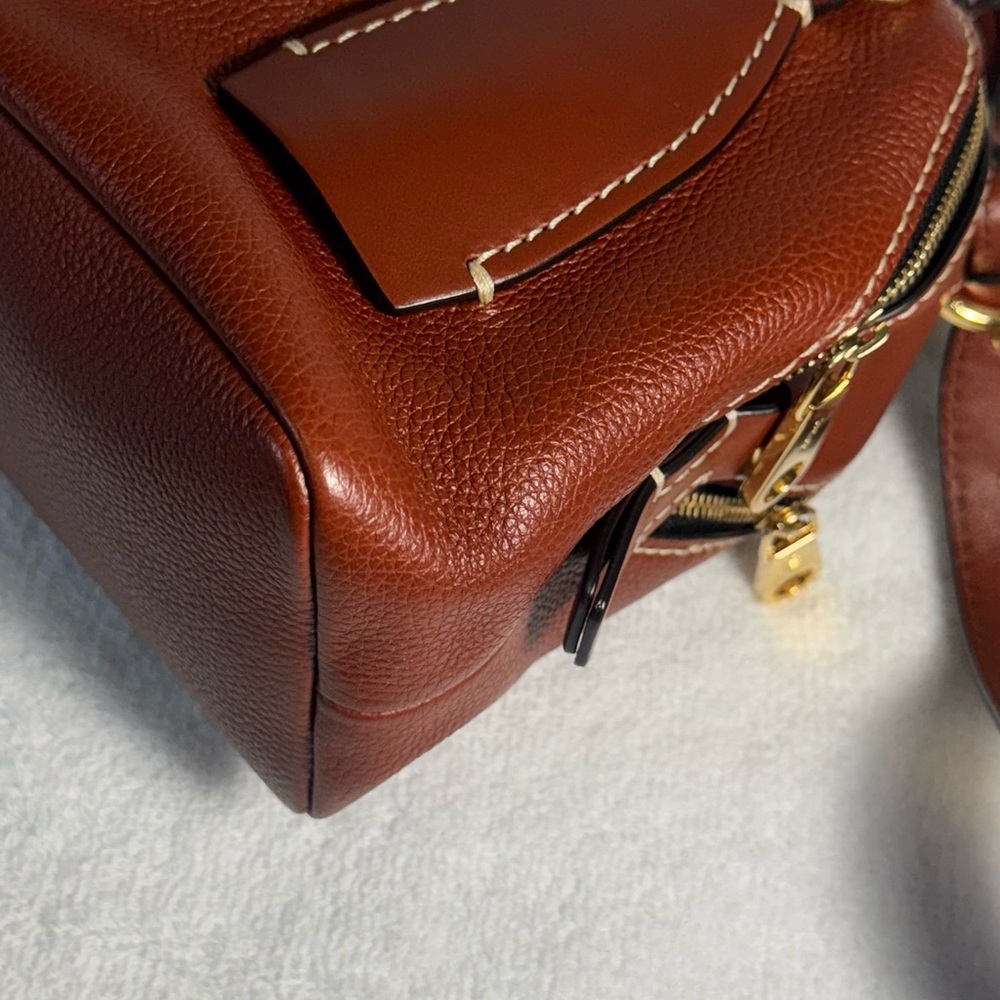 Brown Leather Handbag - Picture 3 of 11